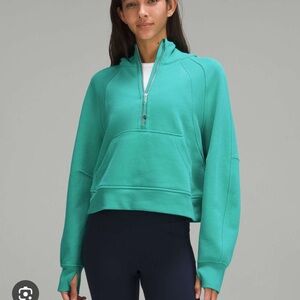 Lululemon hooded Kelly Green scuba